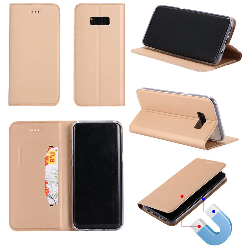 Для samsung Galaxy S5 S6 S7 край S8 плюс J3 J5 A3 A5 A7 XCover4 из искусственной кожи с застежкой на магните Чехол-портмоне с отделением для карт чехол для телефона