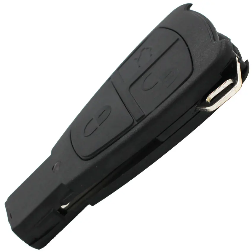 2/3 кнопки без ключа дистанционного ключа оболочки Брелок чехол для Mercedes-Benz C180 1998-2004 W202 C E S класс со вставкой ключа