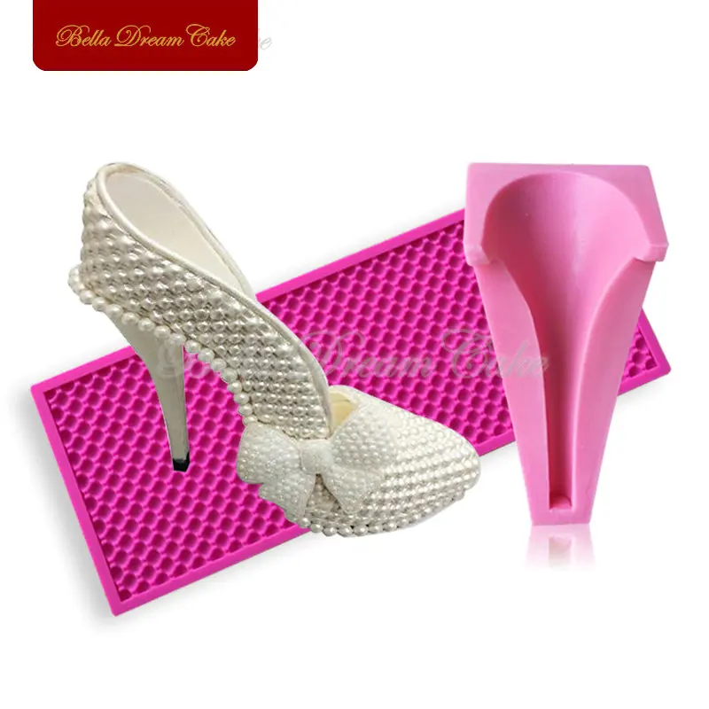2pcs//set 3D Silicone Cake Mould Fondant Molds Baking Decorating tool SM