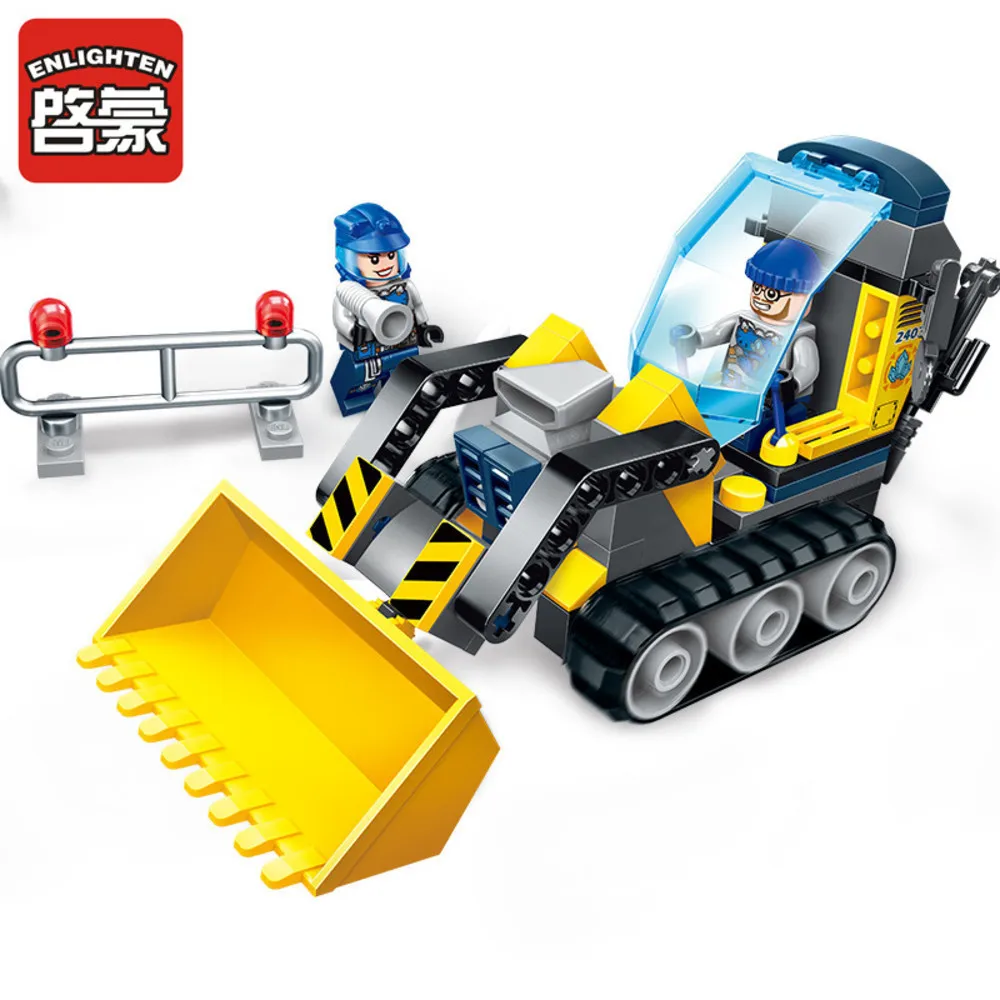 Просвещения строительной техники Building Block техника Кианит Squad рок-бульдозер 2