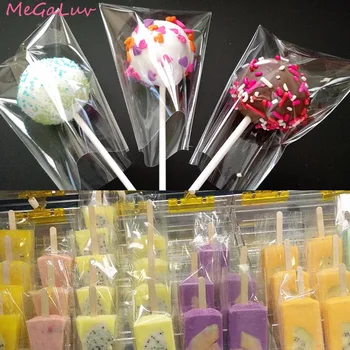 

100pcs Birthday Party Clear Cellophane Packing Bag Candy Bags Boxes Popcorn Bakery Cookie Gift Basket Supplies Wedding Decors