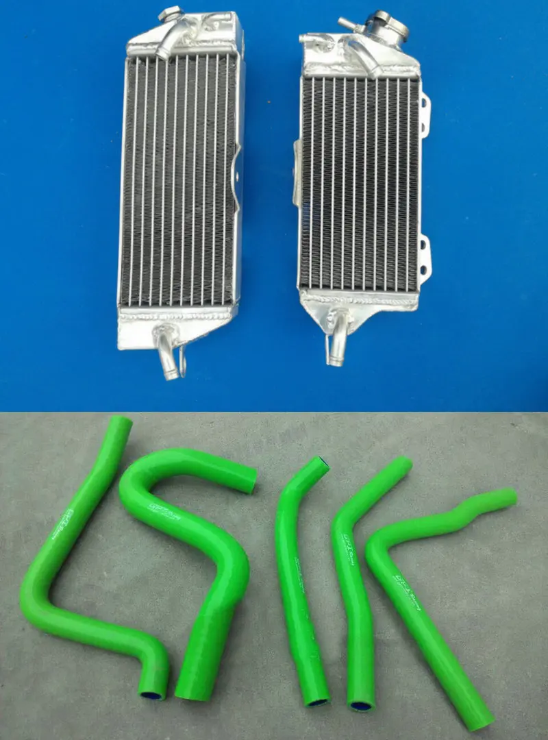 Алюминиевый радиатор + силиконовый шланг для Kawasaki KX250 KX 250 1990-1993 2-х тактный фонарь L