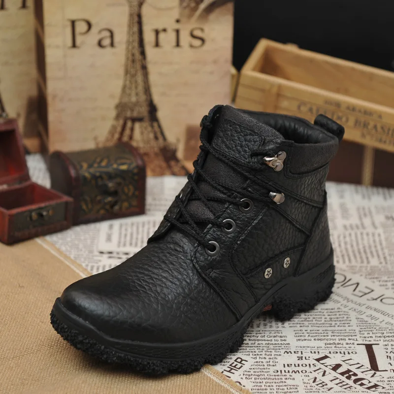 black lightweight walking boots