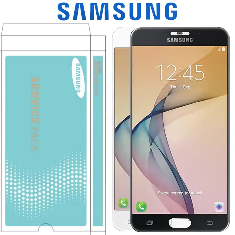 

ORIGINAL LCD full Digitizer for SAMSUNG Galaxy J7 Prime G610 G610F On7 2016 G6100 Display Touch Screen Assembly Double Holes