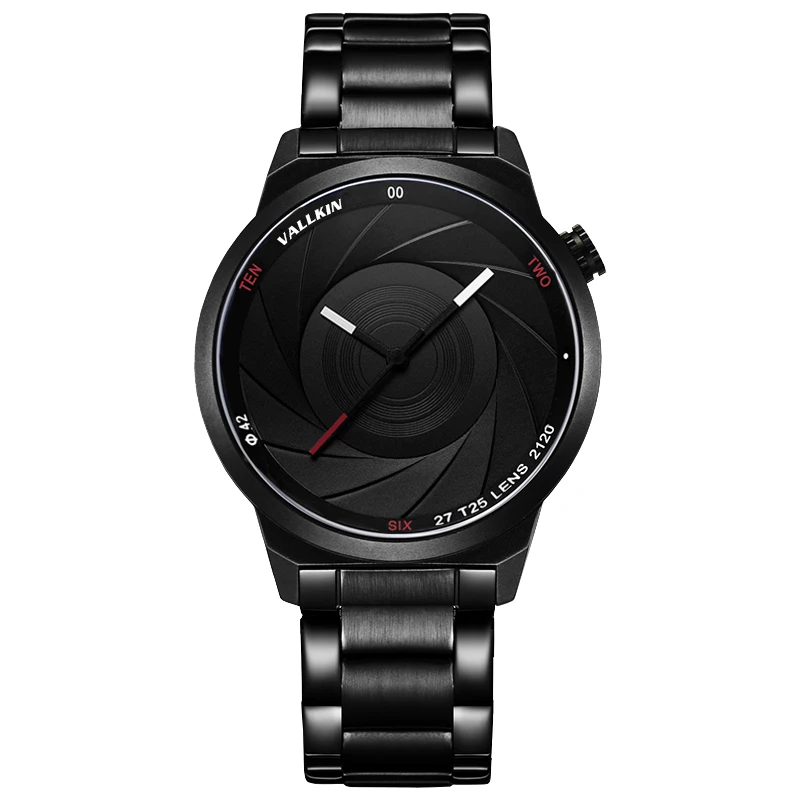 

VALLKIN Watch Men Fashion Sport Quartz Clock Mens Watches Top Brand Luxury Military Steel Waterproof Watch Relogio Masculino