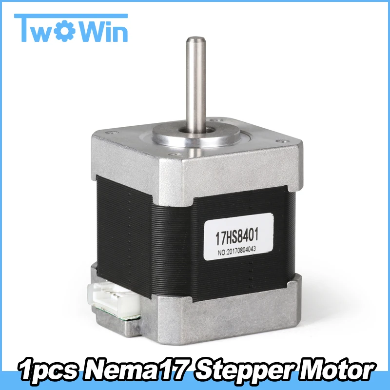 

1pcs 4-lead Nema17 Stepper Motor 48mm/ 78Oz-in / 1.8a Nema 17 42BYGH 1.7A 17HS8401