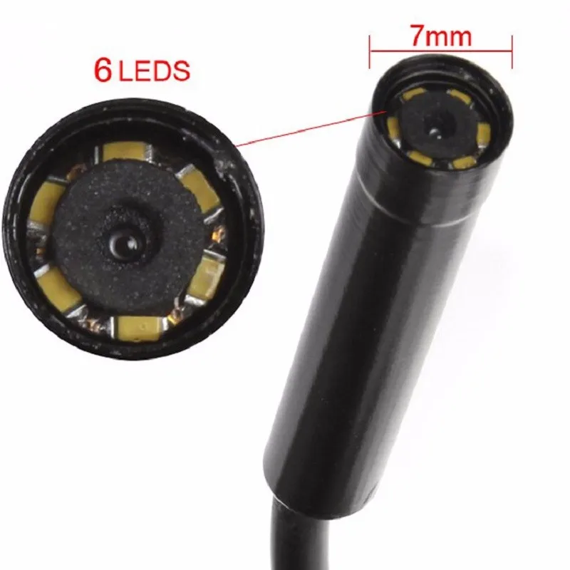 Endoscope USB 2M 7mm 6LED
