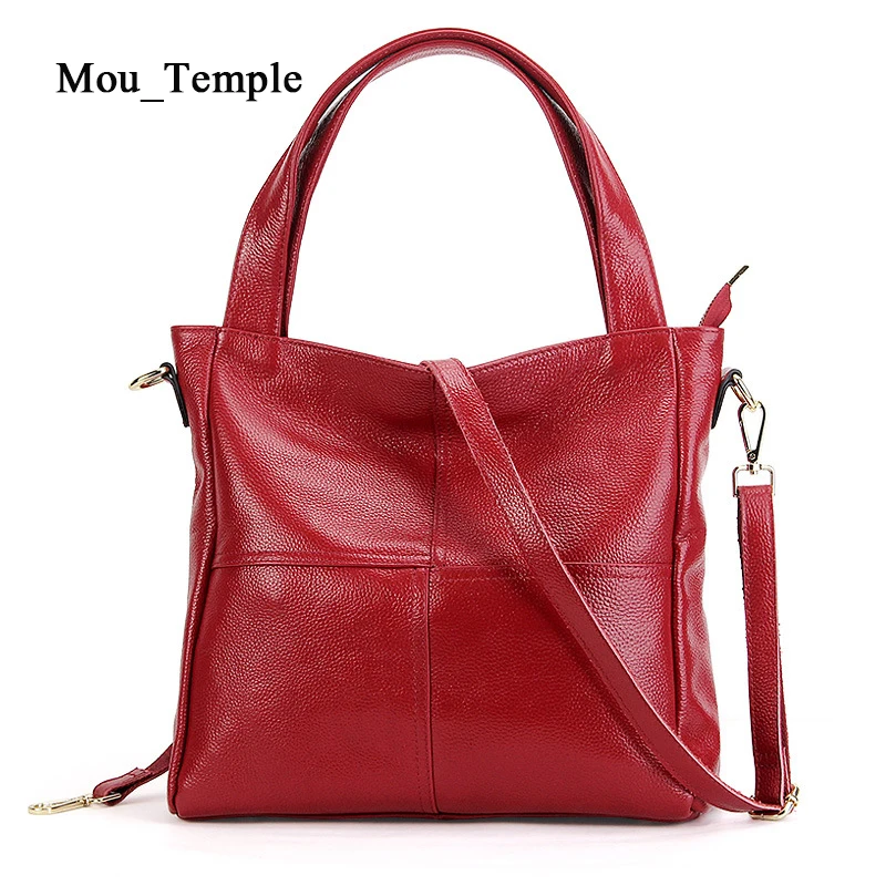 

2017 Genuine Leather Women Messenger Bags Casual Tote Female Fashion Luxury Handbags Ladies High quality Shoulder Crossbody Bag