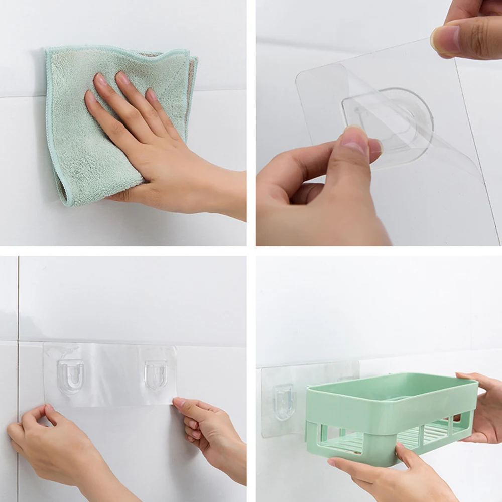 Bathroom Tools Shelf Adhesive Badkamer Rek Storage Rack Corner Shower Shelf Kitchen Home Decoration Shower Room Accessories (11)