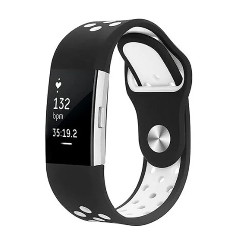 Спортивные часы ремешок для FitBit Charge 2 Силиконовый Браслет ремешок для Charge 2 браслет умные Браслеты Аксессуары