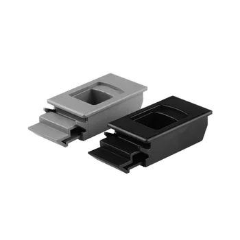 

100PCS/lot High Quality 725 BLACK GREY 2 Colors Plastic Hasp Buckle Clasp Cabinet Lock Panel Locks