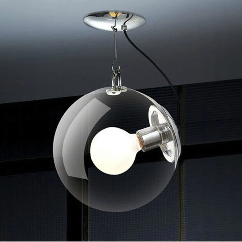 Nordic-Brief-Glass-Magic-Globe-Wall-Light-dia-25-30cm-clear-glass-bubble-ball-lampshade-Wall