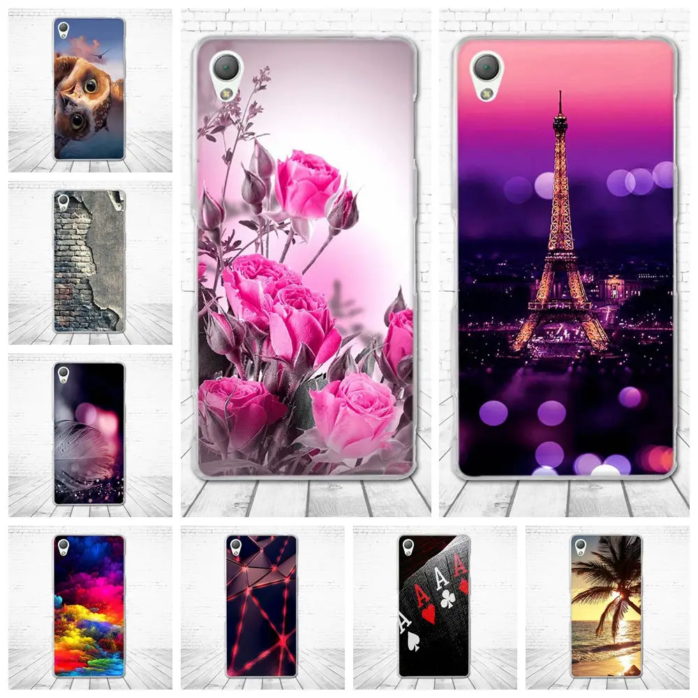 For Sony Xperia Z3 Case Soft Silicon TPU Back Cover 3D Cute Capa D6603 D6643 D6653 D6616 L55T Cases | Мобильные телефоны и