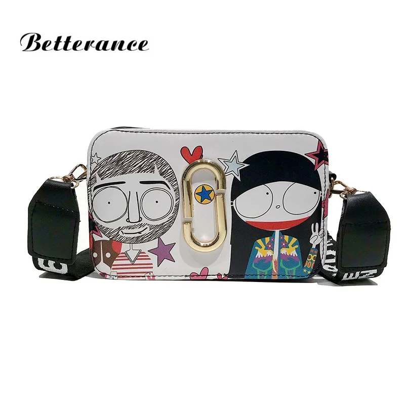 Betterance 2019 Sac Femme Мультяшные сумочки женская сумка Дизайнерская кожаная через плечо