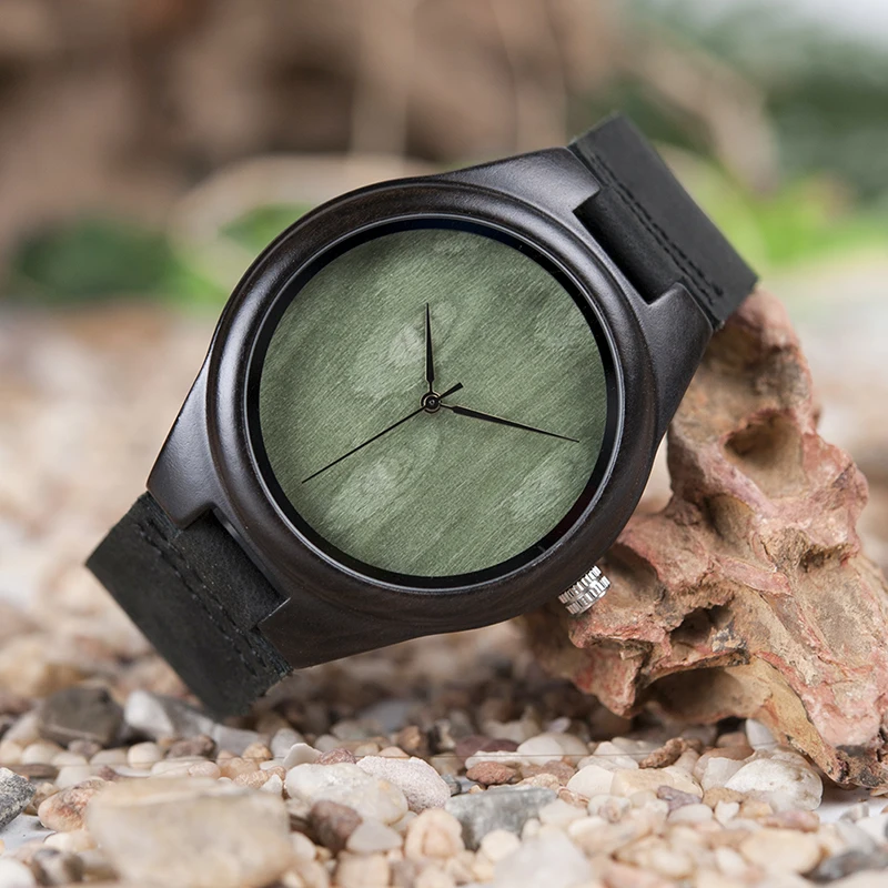 BOBOBIRD F03 Top Quality Retro Bamboo Wooden Watches Luxulry Brand Designer Watch Leather Band Quartz Watches for Men With Box