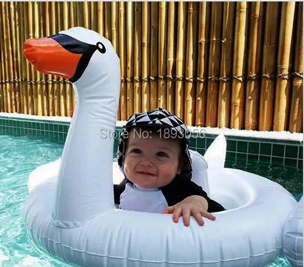 white   swan baby seat ring