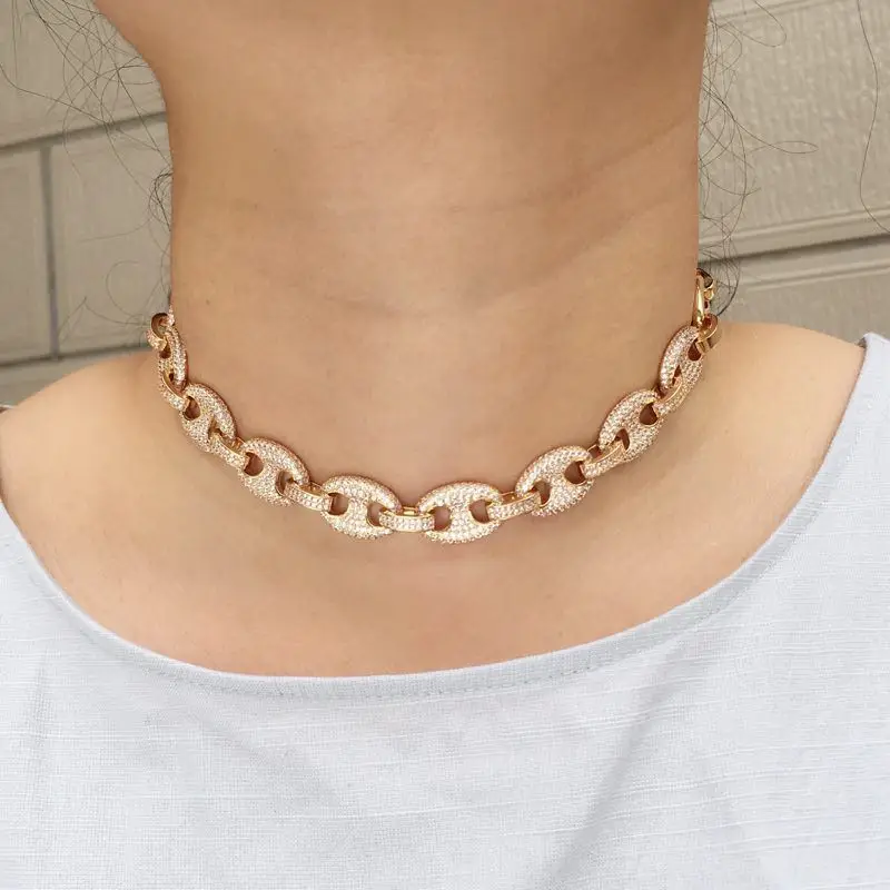 ACCKING Мода AAA кубический цепь из циркония цепочки и ожерелья Браслет для женщин adjuestable подарок ювелирные изделия