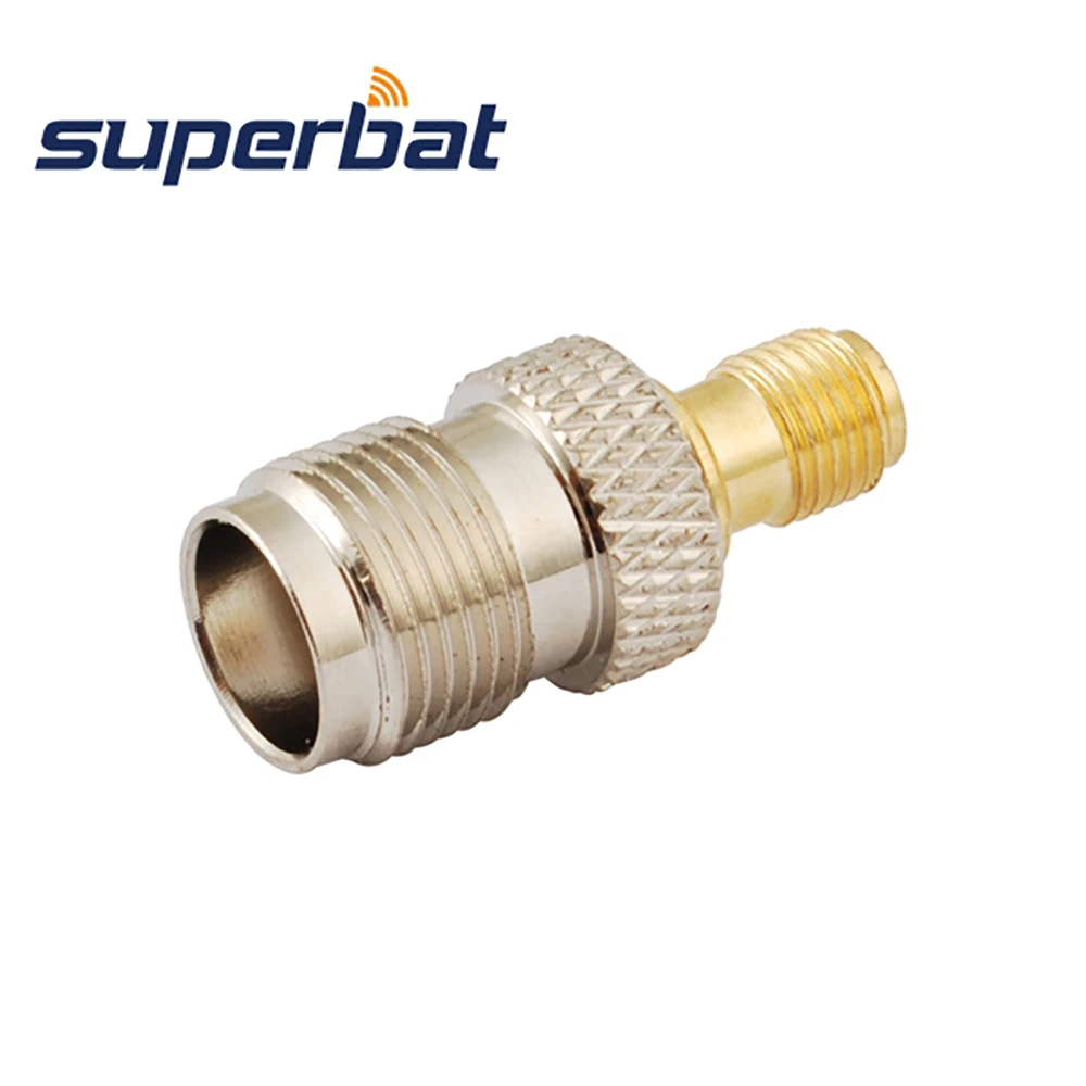 Superbat 5pcs SMA-TNC Adapter SMA Jack to TNC Female Straight RF Coaxial Connector for Electronic Components Market