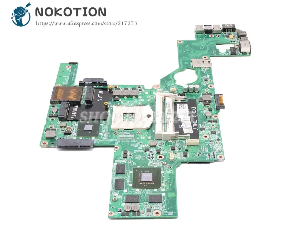 NOKOTION CN-0C9RHD 0C9RHD для Dell XPS 15 L501X Материнская плата ноутбука DAGM6BMB8F0 HM57 DDR3 GT420M дискретной графикой