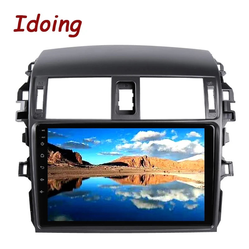 Discount Idoing 10.2"4G+64G 2.5D IPS 8 Core Car Android8.0 Radio Player Fit Hyundai Tucson/ ix35 2018 Built-in GPS Navigation and GLONASS 3