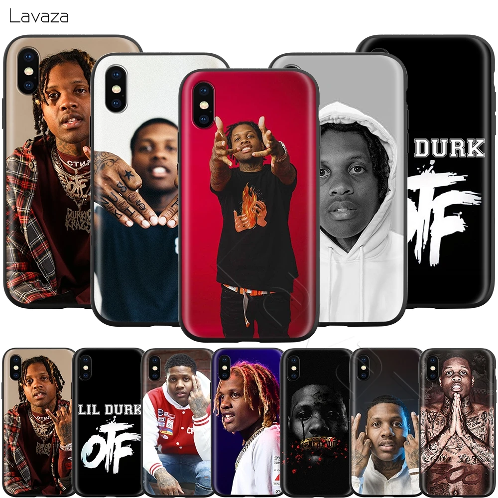 

Lavaza Lil Durk Case for iPhone 11 Pro XS Max XR X 8 7 6 6S Plus 5 5s se