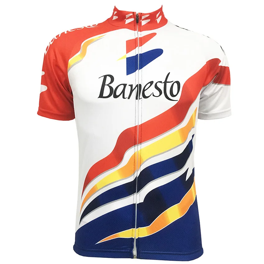 Nueva camiseta de Ciclismo de verano Retro colorida para hombre MTB o Ciclismo de carreras de carretera Ropa de Ciclismo de manga corta Ropa Ciclismo Maillot