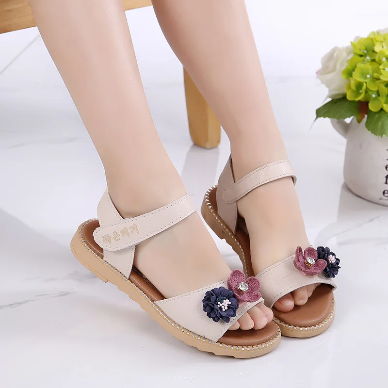 Новые 2019 летние детские комплекты одежды для мальчиков и девочек Сандалии с