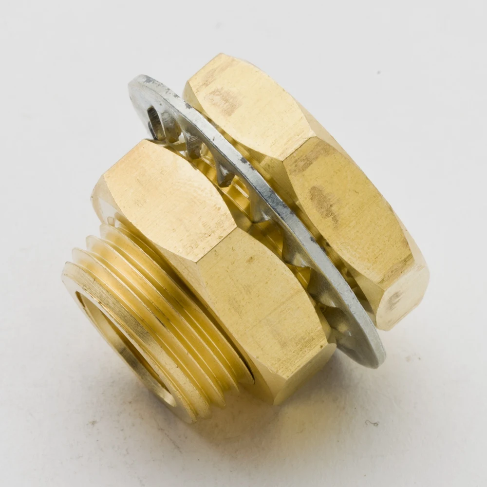 Латунный трубный шланг соединительная муфта 2 шт. 1/4 &quot3/8&quot NPT Мужская нить