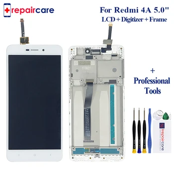 

For Xiaomi Redmi 4A Full LCD Display Panel Screen Module Monitor + Touch Screen Digitizer Sensor Glass Assembly With Frame Bezel