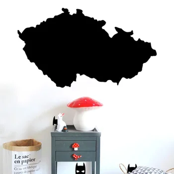 

Czech REP map Globe Earth Country wall vinyl sticker custom made home decoration fashion design