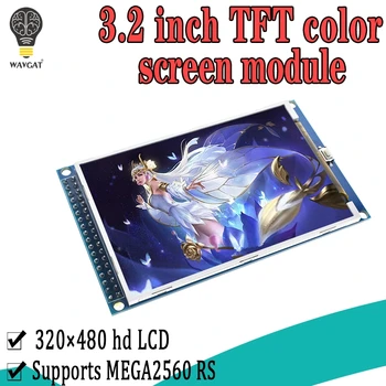 

WAVGAT 3.2 inch TFT LCD screen module 3.2'' HD 320X480 For Arduino MEGA2560 R3 STM32 C51 Demo Board