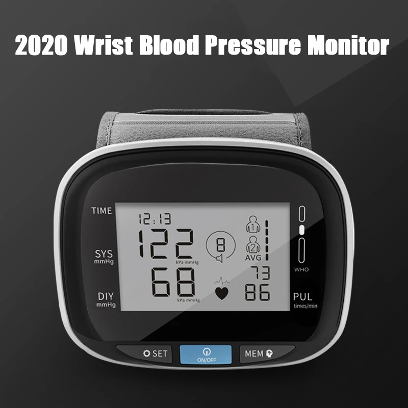 Цифровой измеритель артериального давления, пульсометр, тенсиометр, измеритель пульса, манометр, Автоматический Сфигмоманометр