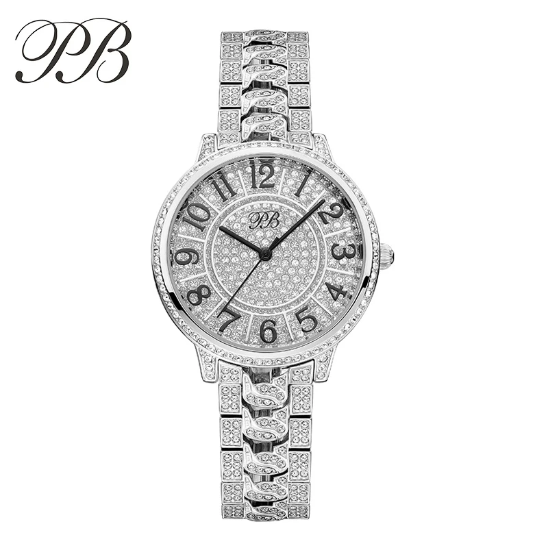 Luxury Brand Princess Butterfly Elegant Ladies Wrist font b Watch b font with Diamonds Austrian Crystal