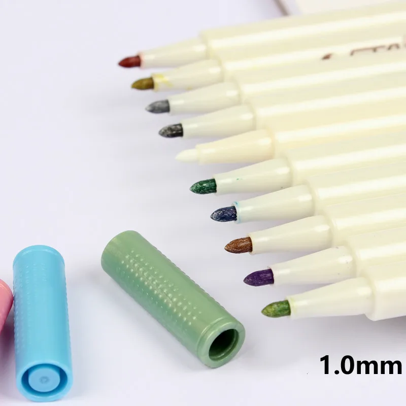 

Free shipping STA waterborne paint pen marker pen DIY album metallic color pens