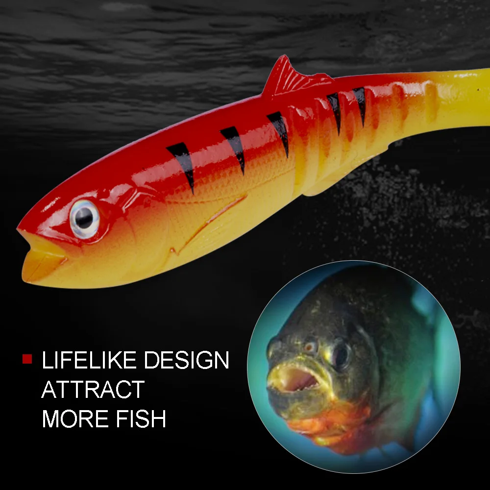Hunthouse Cannibal Baits fishing soft lure shad 100mm 13.3g wobblers Ǹ  ΰ  ̳ leurre pesca, ΰ   Ʈ ̴ ̳