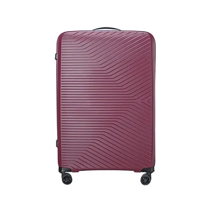 20 25 28 дюймов spinner PP чемодан на колесиках hardside кабина тележка чемодан чехол дорожная коробка - Цвет: red