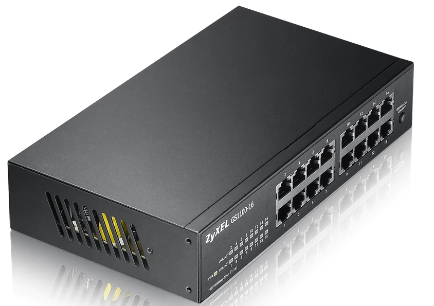 

ZyXEL GS1100-16, No administrado, Gigabit Ethernet (10/100/1000)