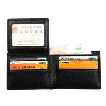 Мужской бумажник из натуральной кожи, новые брендовые кошельки для мужчин, черные длинные и короткие Двойные кошельки, RFID блокирующие кошельки, визитница для мужчин