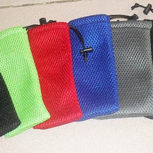 100 шт сетчатые мешочки с завязками сетчатые ювелирные украшения сумка сетка подарочные сумки c индивидуальным логотипом авиграф мешочек для украшений сумка