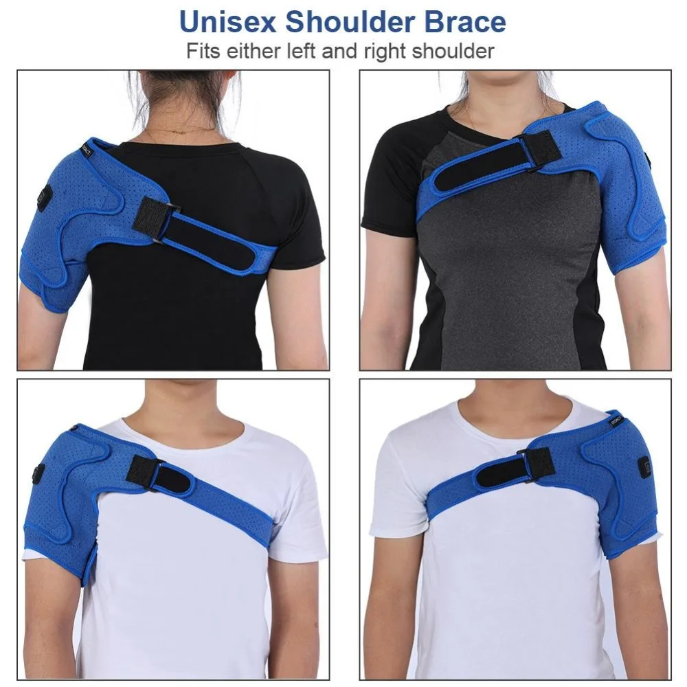 Наплечный поддерживающий Бандаж с подогревом, наплечный бандаж, поддерживающий пояс для спины, вывихнутые плечи, реабилитация, травма плеч, боль, обертывание