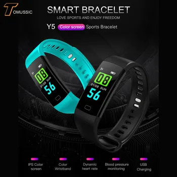 

TY5 Smart Watch Bracelet Band Blood Oxygen Pressure Heart Rate Monitor Sleep Fitness Trackers Smart Wristband Belt Drop shipping