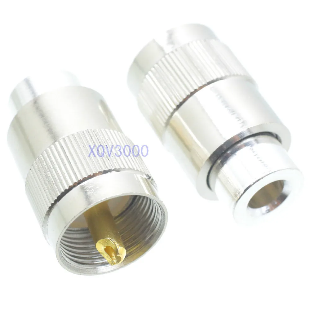 

10pcs Connector PL259 UHF male plug pin SOLDER for RG8X RG-8X LMR240 RF COAXIAL