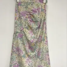 Новая летняя посылка, пикантная юбка средней длины, облегающая женская облегающая юбка для вечеринки, с принтом, плиссированная длинная юбка