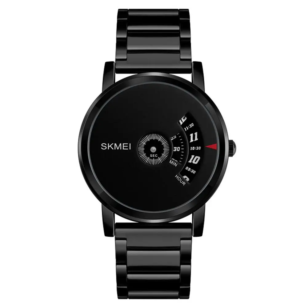 

Creative Men 30m Waterproof All-match Round Dial Quartz Business Wrist Watch