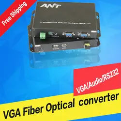 1080 P VGA USB мышь и клавиатура KVM волоконно-оптический удлинитель одиночный режим одиночное волокно 10 км
