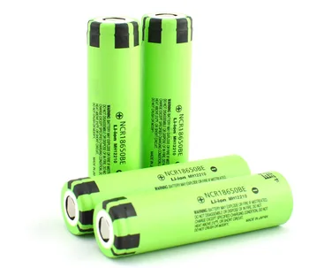 

4pcs/lot Flashlights New Original 18650 NCR18650 Rechargeable Li-ion battery 3.7V 3200mAh For Panasonic