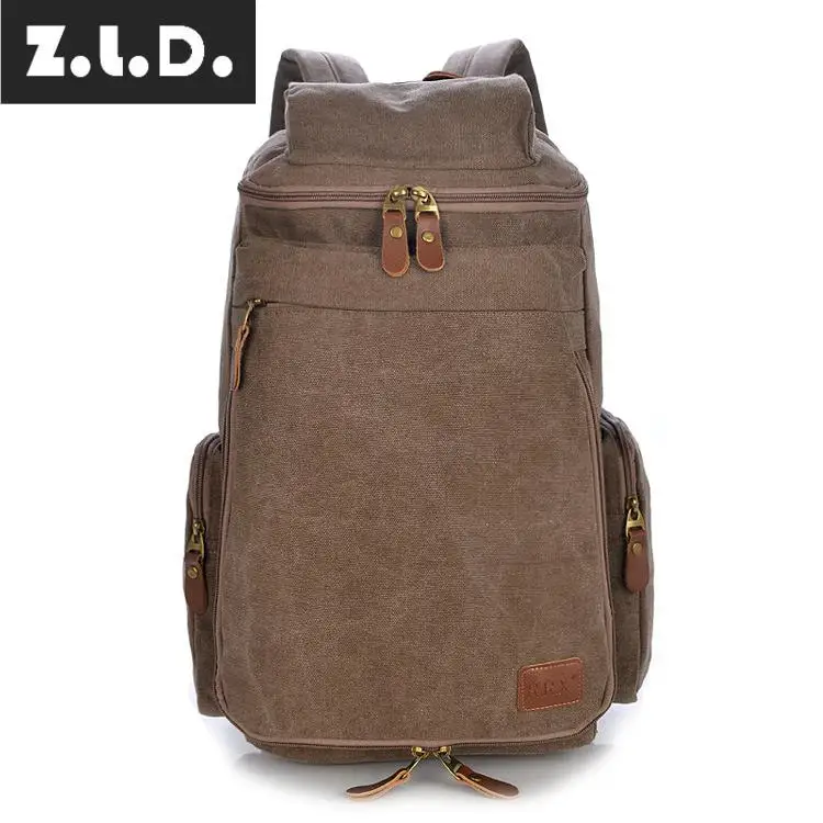 Z.L.D. Прямая продажа с фабрики новый рюкзак из парусины Повседневная Студенческая
