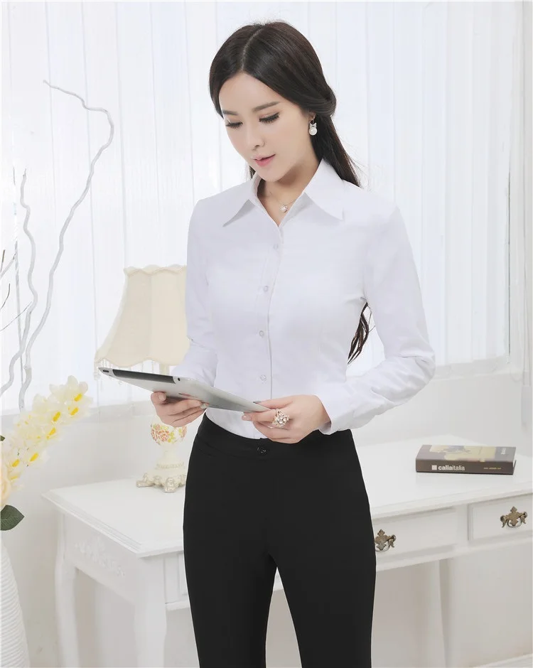 Formal Uniform Style Professional Business Suits Blouse And Pants 2015 ...
