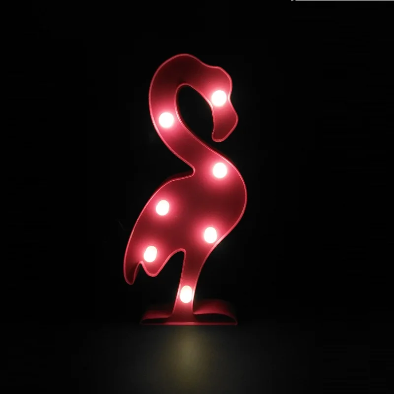 ReBlue Flamingo Night Light 3D Lamp luminaria  Nightlight Kids Room Lamp veilleuse 3D Unicorn Light For Children Wireless Light12