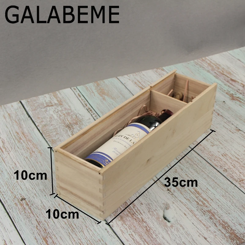 Galabeme деревянная винная коробка под заказ искусственная и дата свадебный